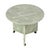Round Marble Side Table on Wheels, 1970s For Sale - Image 11 of 18