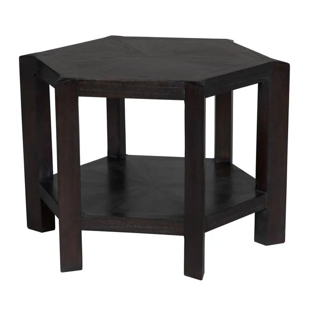 Noir NOIR Yehuda Large Side Table, Sombre Finish For Sale - Image 4 of 4