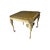 Beige Late 20th Century Carved Elephant Heads and Trunks Game Side Table For Sale - Image 8 of 10