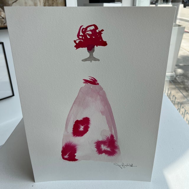 Ink Wash Dress by Jo Baskerville For Sale - Image 4 of 12