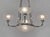 1930s Sabino French Art Deco Nickel Bronze Central Bowl 4-Arm Cup Chandelier - 1930s For Sale - Image 5 of 12