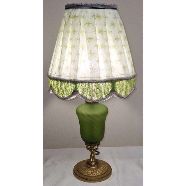 Vintage Table Lamp with Figurative Bronze Base by Lamplove, 1920s For Sale - Image 12 of 12
