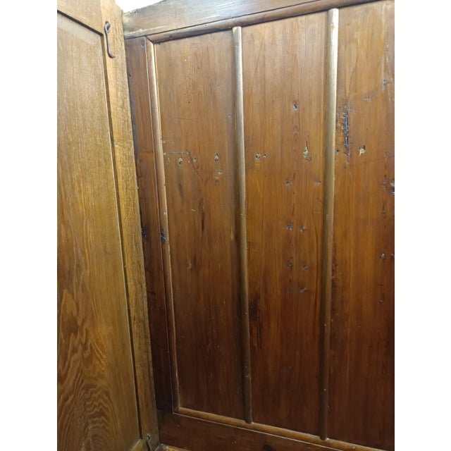 18th Century Antique Oak Baroque Armoire Wardrobe, Northern Europe, 1730 For Sale - Image 5 of 18