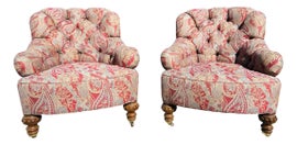 Example of English Traditional Accent Chairs