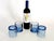 Vintage Anchor Hocking Old Fashioned Glasses in Tartan Blueberry, Set of 4 For Sale - Image 9 of 11