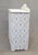 Antique Rustic Pine Two Door Sideboard Cabinet With Handpainted Lattice and Leaf Motif For Sale - Image 16 of 18