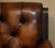 Lion Hand Carved Brown Leather Chesterfield Sofa Armchair Suite, 1880s, Set of 4 For Sale - Image 6 of 18