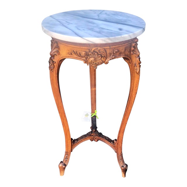 Antique French Provincial Marble Top Occasional Table Chairish