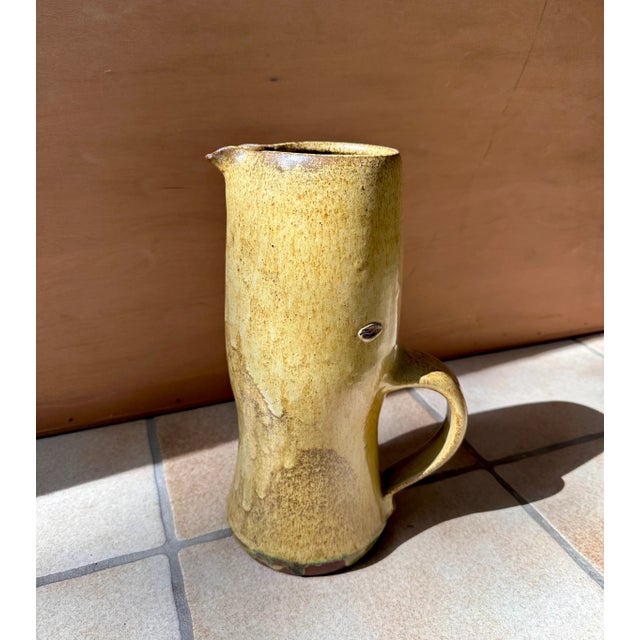This high quality ceramic art jug vase was created by the German ceramic artist Helma Klett (1908-1996) during the 1940s....