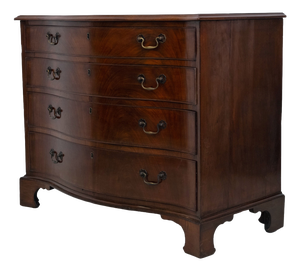 George III Mahogany Serpentine Chest of Drawers