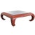 Ming Table in Chinese Red Lacquer With Mirror Top For Sale