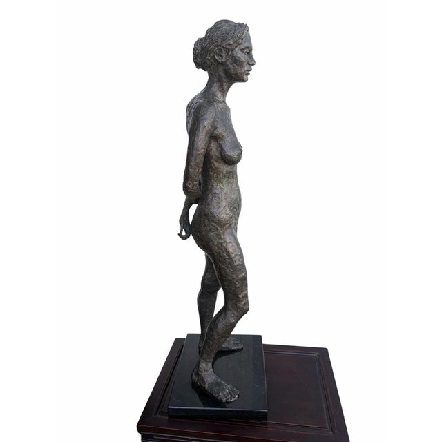 A 20th century beauty! Well listed artist Paddy Campbell b. 1942. A well executed nude figure in the expressionist style....
