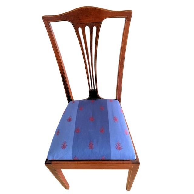 Set of 14 Antique Early 20th-Century Dining Chairs (12 Side Chairs + 2 Armchairs) For Sale - Image 10 of 11