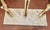 Hollywood Regency Brass Three-Candle Candelabra on White Marble Base For Sale In Charleston - Image 6 of 11