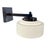 Wall mounted lamp / sconce. Made from a chrome plated metal base housing the opaline glass that will glow in uniform to...