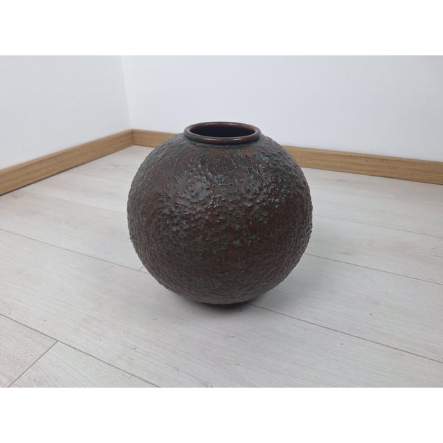 Copper Vase by Gio Ponti for Nino Ferrari, 1950s For Sale - Image 11 of 12