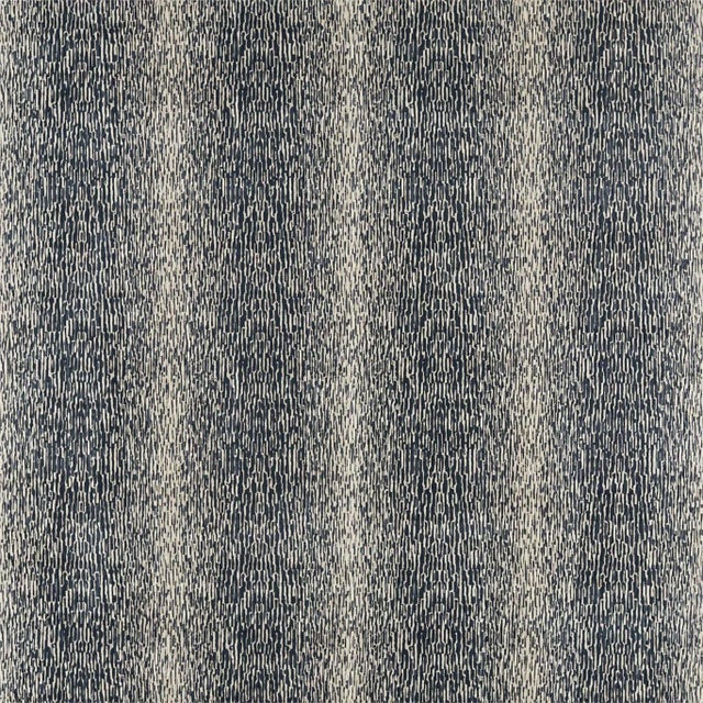 Harlequin Niello Fabric in Niello Ink For Sale