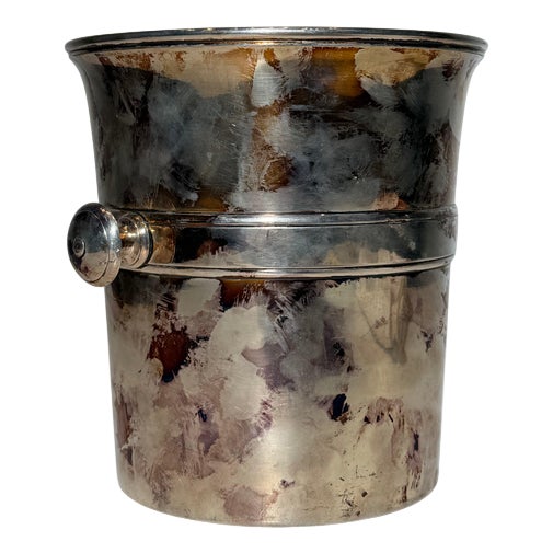 Vintage Silver-Plated Ice Bucket from Christofle For Sale