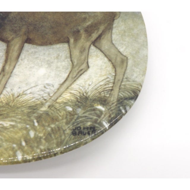 A beautiful and collectible porcelain plate by Rörstrand, one of Scandinavia's most prestigious porcelain manufacturers...