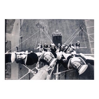 British Navy Sailors Black & White Photograph For Sale