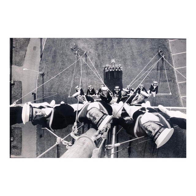 British Navy Sailors Black & White Photograph For Sale