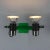 Vintage Wall Lamp in Green Enamelled Metal from Stilnovo, 1980s For Sale - Image 3 of 9