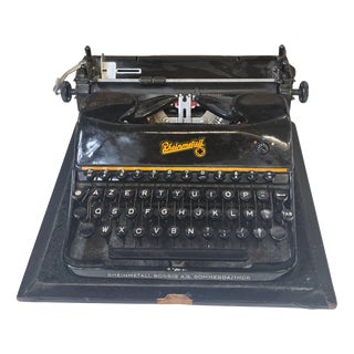 Vintage Rheinmetall Typewriter, 1940 For Sale
