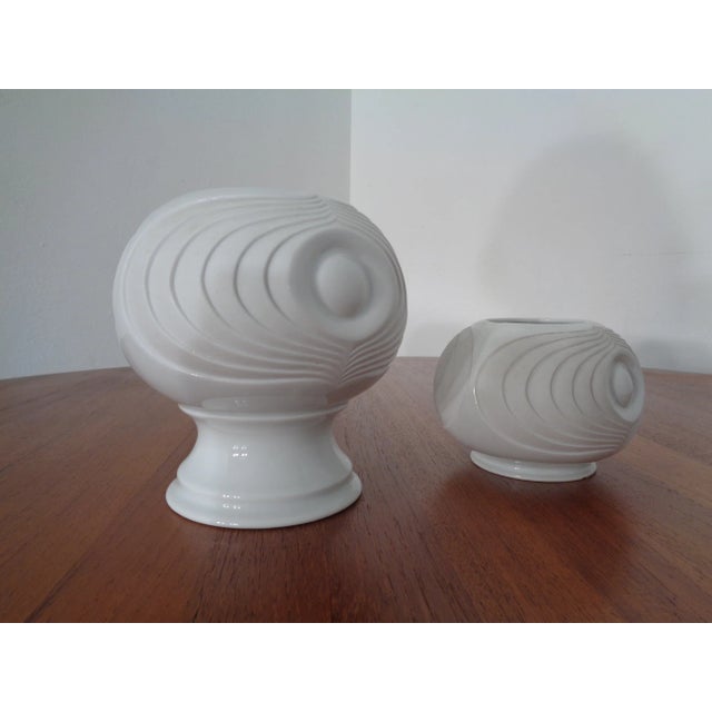 Mid-Century Op Art Vases from Royal KPM, 1960s, Set of 6 For Sale - Image 4 of 18