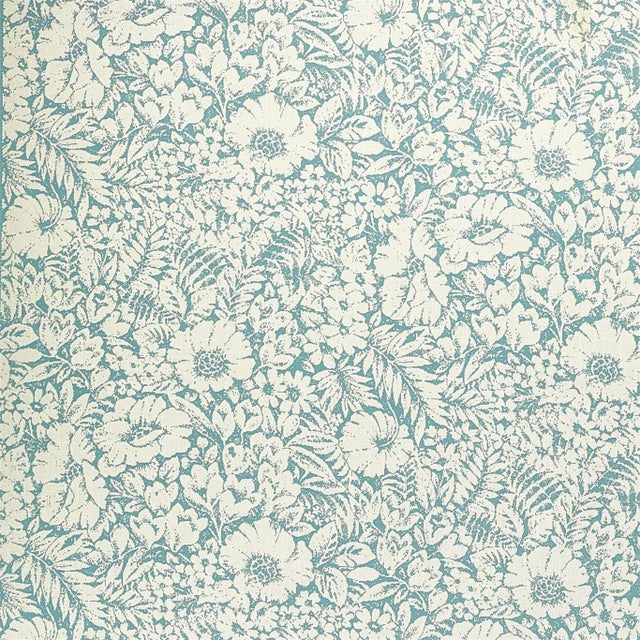 Sanderson Meadow Fields Fabric in High Sea For Sale