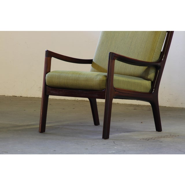 Mid-Century Modern Vintage Senator Lounge Chair in Mahogany by Ole Wanscher for Cado, 1960s For Sale - Image 3 of 18