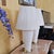 Pair of Vintage White Ceramic Urn Form Table Lamps With Gold Bases and Pleated Shades For Sale - Image 11 of 18