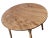 Mid 20th Century Solid Maple & Tiger Maple Bench Made Round Dining Table Tavern Table For Sale - Image 4 of 9