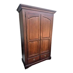 Bassett Chris Madden Collection Cherry Wood Armoire - Vintage Circa 1998