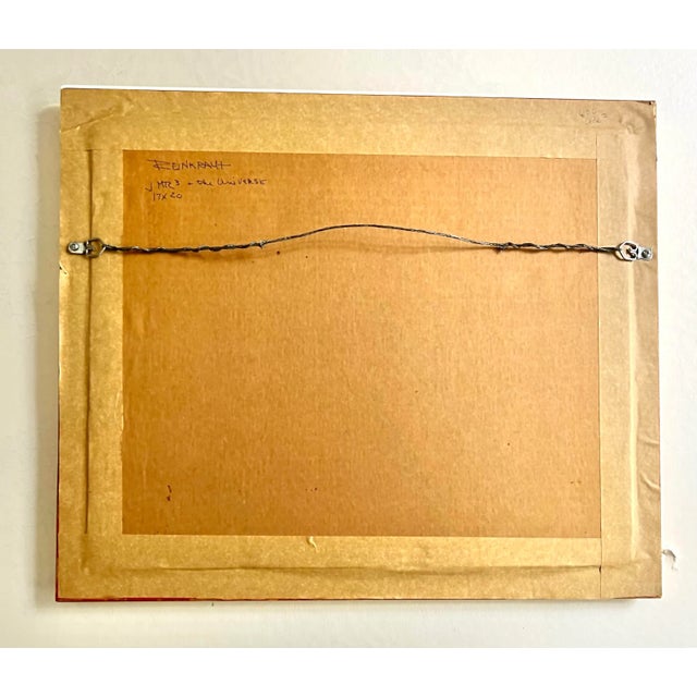 “Wash It Away” Contemporary Abstract Mixed Media Painting by Ellen ReinKraut, Framed For Sale - Image 4 of 7