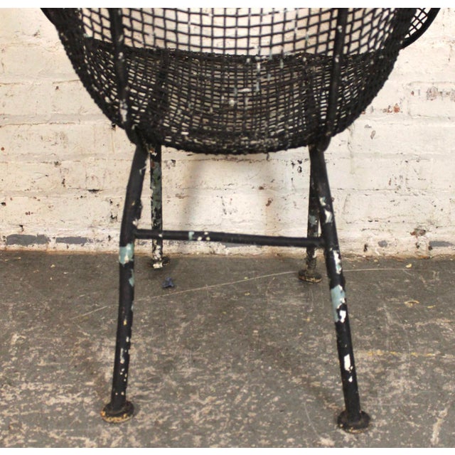 Metal Mid 20th Century Russell Woodard 'Sculptura' Garden Chair, Attributed For Sale - Image 7 of 11