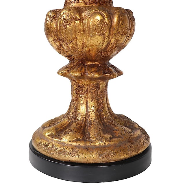 Mid Century Hollywood Regency Gilt Table Lamp C 1950/70's For Sale - Image 10 of 12