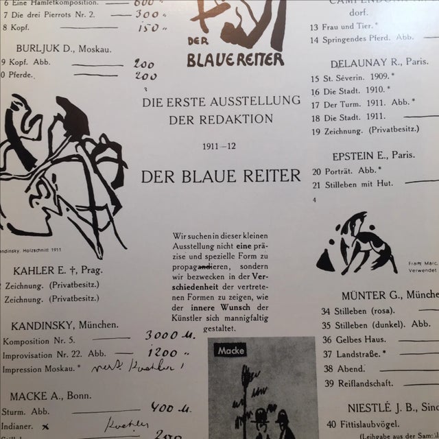 Der Blaue Reiter Exhibition Catalog, 1963 For Sale - Image 5 of 9