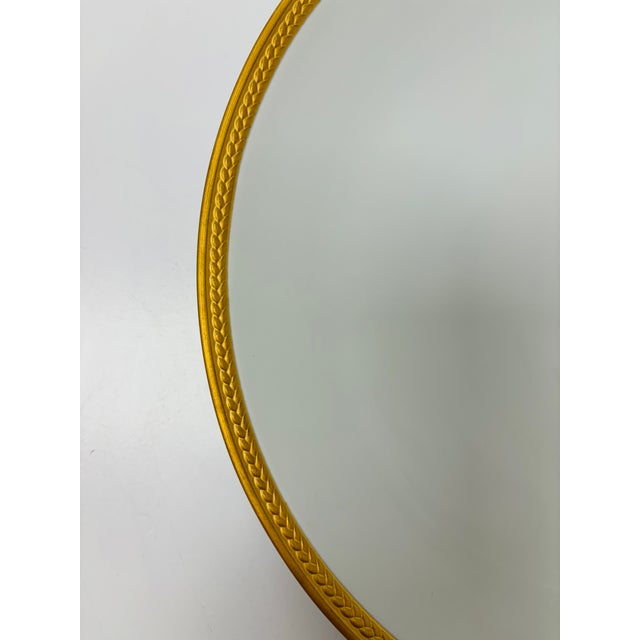 2010s l'Objet 'Soie Tressee' Gold Charger, Dinner and Salad Plate - Set of 3 For Sale - Image 5 of 12