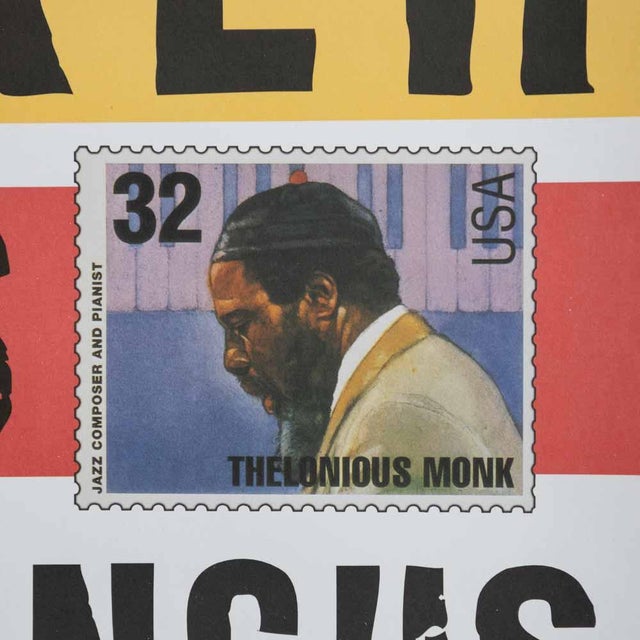 1990s "The Greats of Jazz" Montreux Jazz Festival Poster For Sale - Image 4 of 8