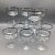 French Platinum Rim Crystal Champagne/Sherbet Glasses-Set of 11 For Sale - Image 13 of 13