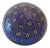 Vintage Millefiori Blue Murano Blown Glass Paperweight For Sale