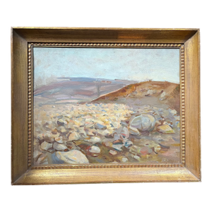 William [Billy] James Jr. (American 1882-1961) Impressionist Oil Painting of a Rocky Landscape