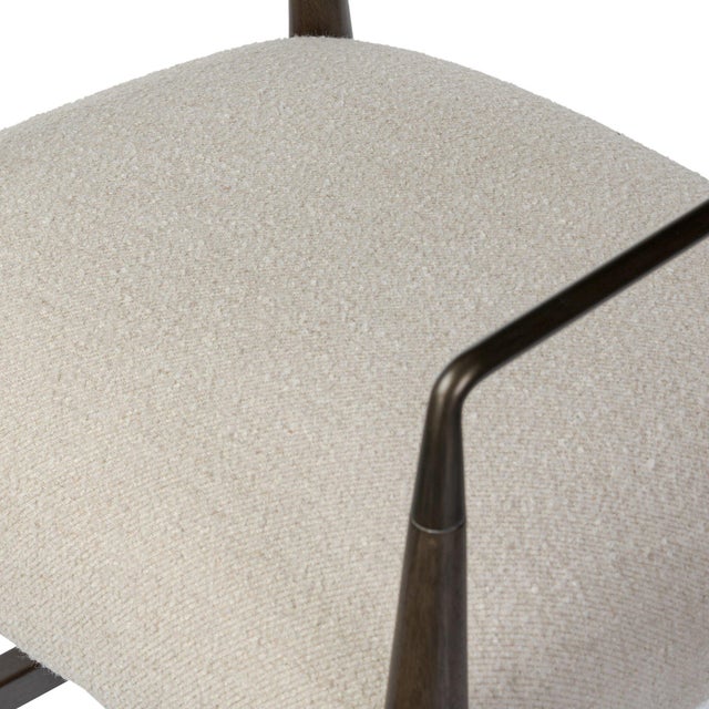 Four Hands Waldon Bar Stool - Charter Oatmeal For Sale - Image 9 of 10