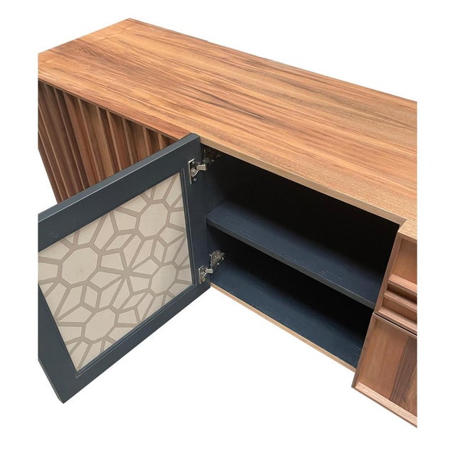 Not Yet Made - Made To Order Phoenix Walnut Sideboard by Lola Glamour For Sale - Image 5 of 7