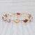 2010s 7.96ctw Gemstone Tennis Bracelet 14k Gold Topaz Amethyst Citrine Garnet Diamond For Sale - Image 5 of 8