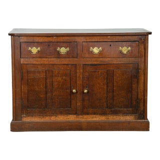 Early 20th Century Antique Georgian Wood Sideboard For Sale