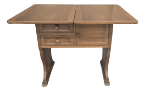 Vintage Book-Shaped Wooden Coffee Table with Drawers and Compartment, 1970