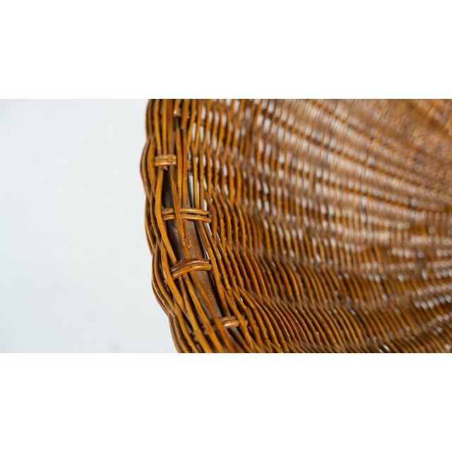 Mid-Century Rattan Armchair, 1970s For Sale - Image 9 of 17