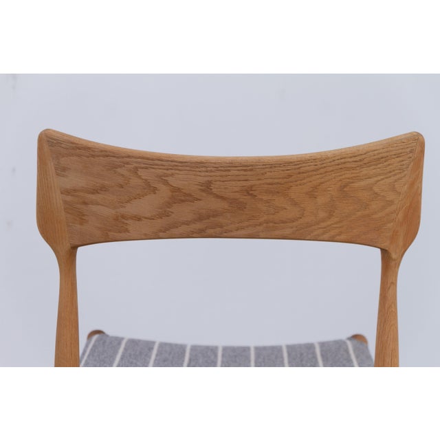 Danish Modern Oak Side Chair by Bernhard Pedersen & Son, 1960s For Sale - Image 17 of 18