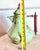 Vintage 1995 Camp Mackenzie Childs Green Floral Coffee Pot/Kettle With Wood Handle and Lid For Sale - Image 9 of 12